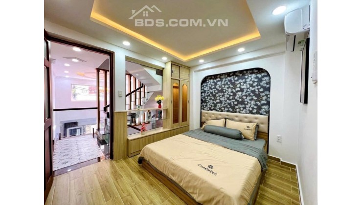 Nhà mới 3,8 x 12m, 4 tầng, 3 phòng ngủ, Nguyễn Tư Giản, Gò Vấp, chỉ 4,95 tỷ.